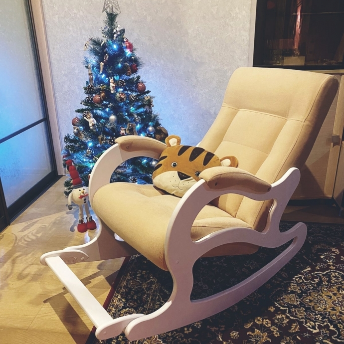 Кресло-качалка Феерия (экокожа,ткани и боковины* в любом цвете)